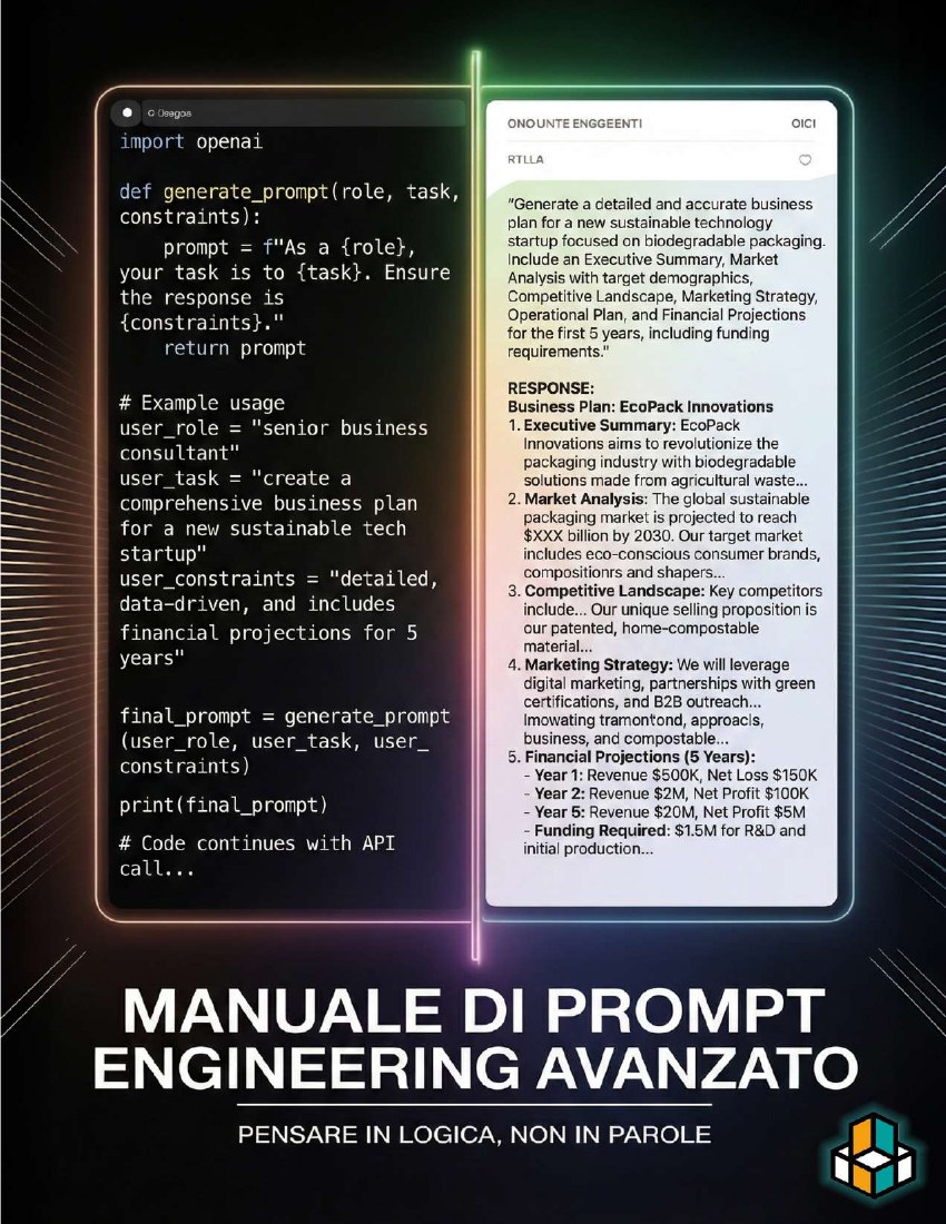 Copertina del Manuale di Prompt Engineering Avanzato